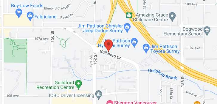 map of 72 10768 GUILDFORD DRIVE